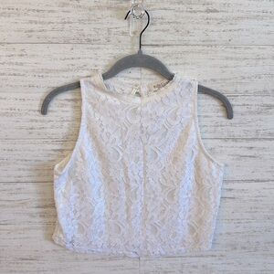 Rolla Coster Collection Lace Crop Halter | SIZE L